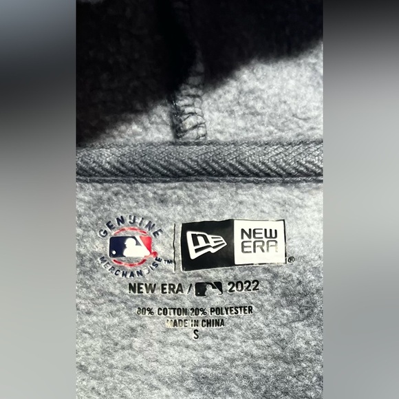 Giants Blue & Grey Tie Dye Hoodie Small Full Zip - Picture 6 of 6